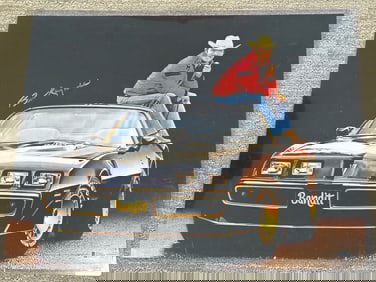 Burt Reynolds Smokey signed 16x20 photograph