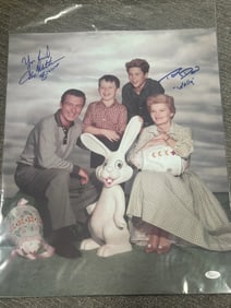 Leave it to Beaver  cast signed 16x20 photograph