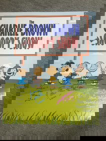 Charlie Brown Show cast of voices signed