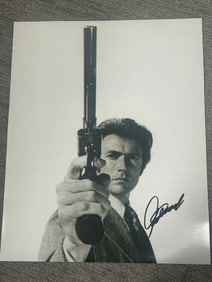 Clint Eastwood signed 11x14 photograph