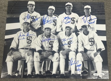 Eight Men Out cast signed 16x20 photograph