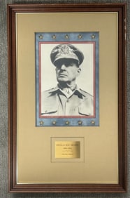 Douglas McArthur signed photograph