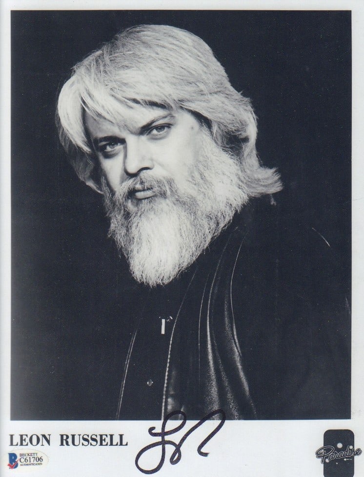 Leon Russell signed photograph (1 of 1)
