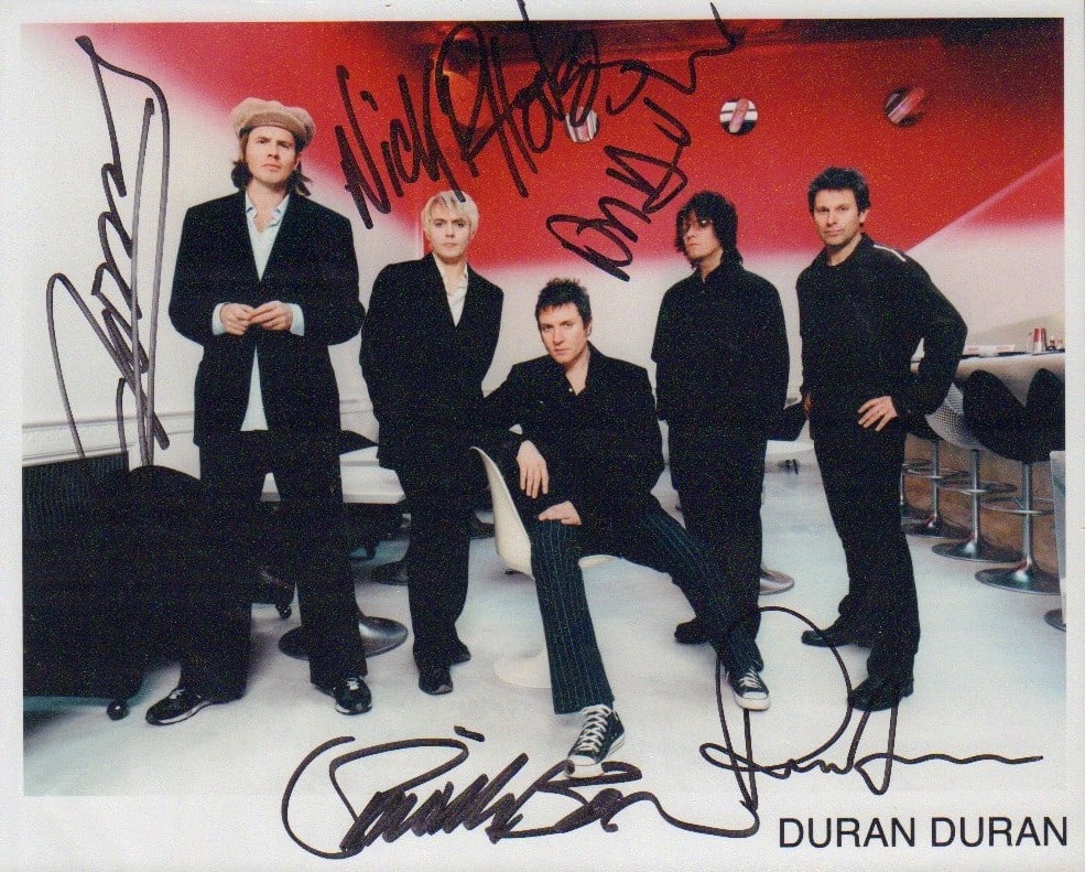 Duran Duran signed photograph (1 of 1)