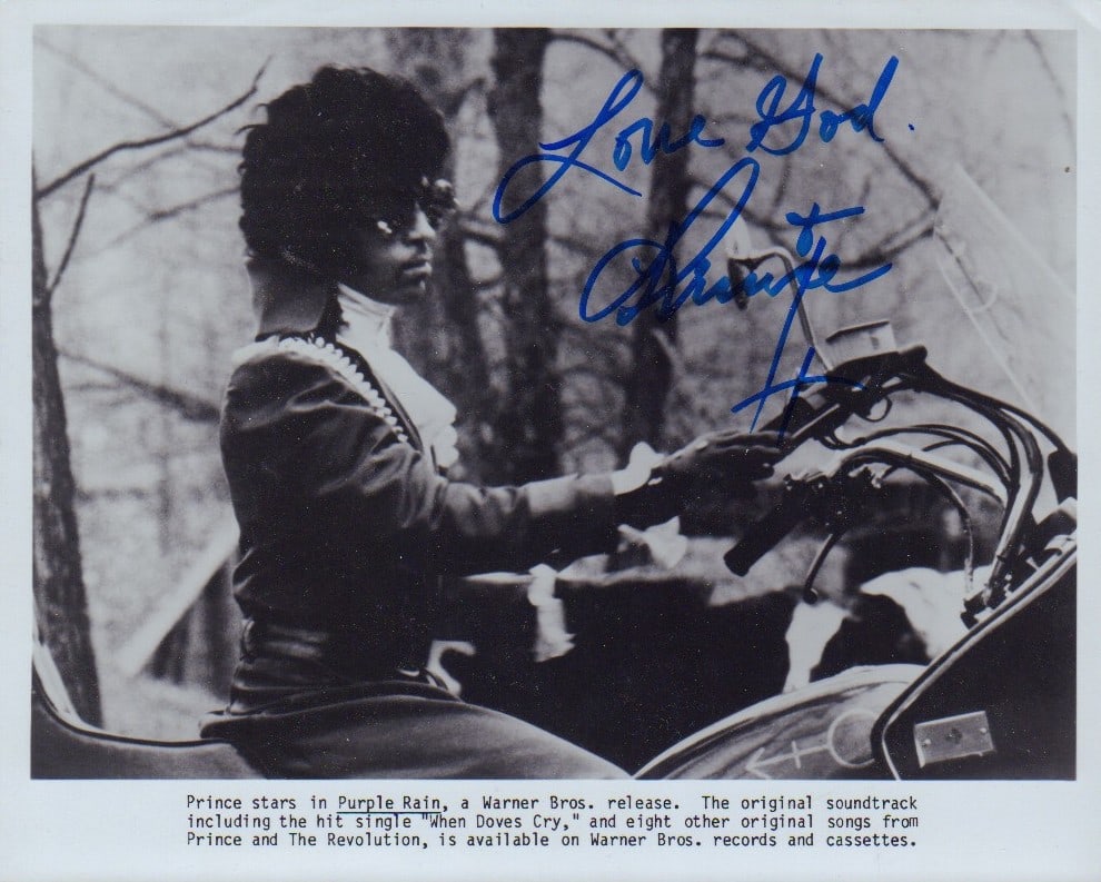 Prince rare signed photograph (1 of 1)