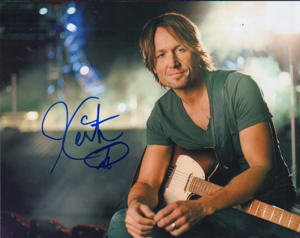 Keith Urban signed photograph (1 of 1)
