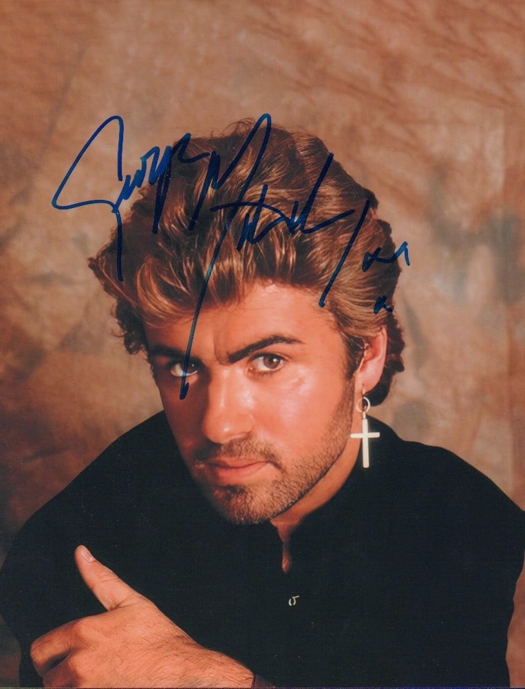 George Michaels signed photograph (1 of 1)