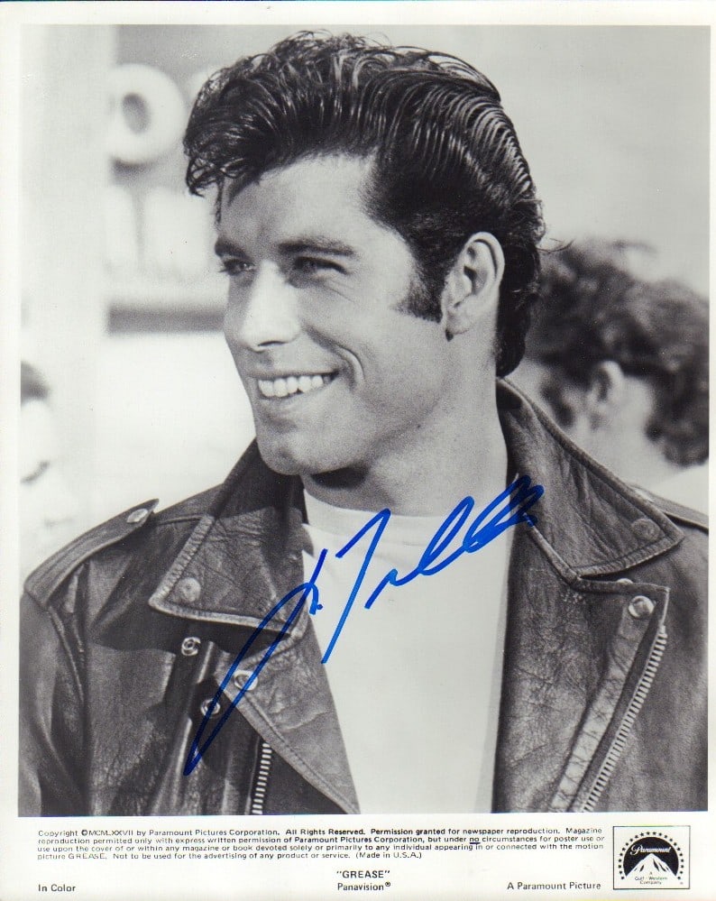 John Travolta signed photograph (1 of 1)