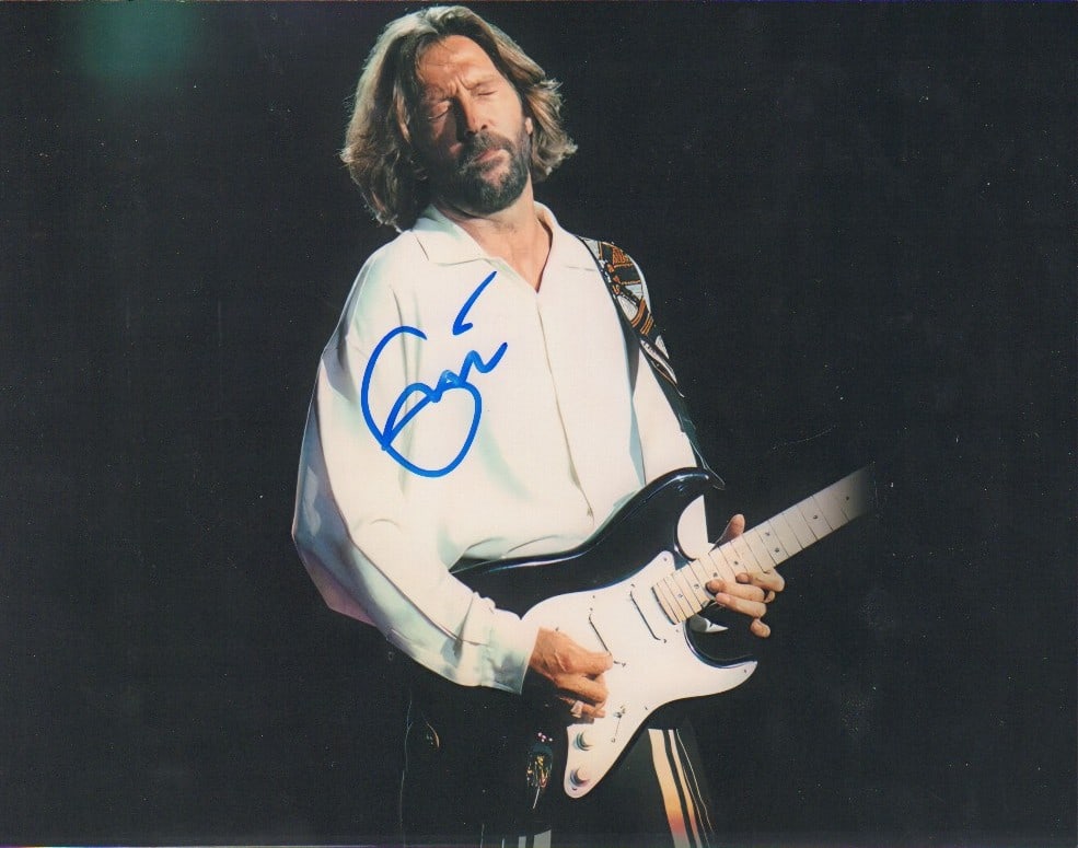 Eric Clapton signed photograph (1 of 1)