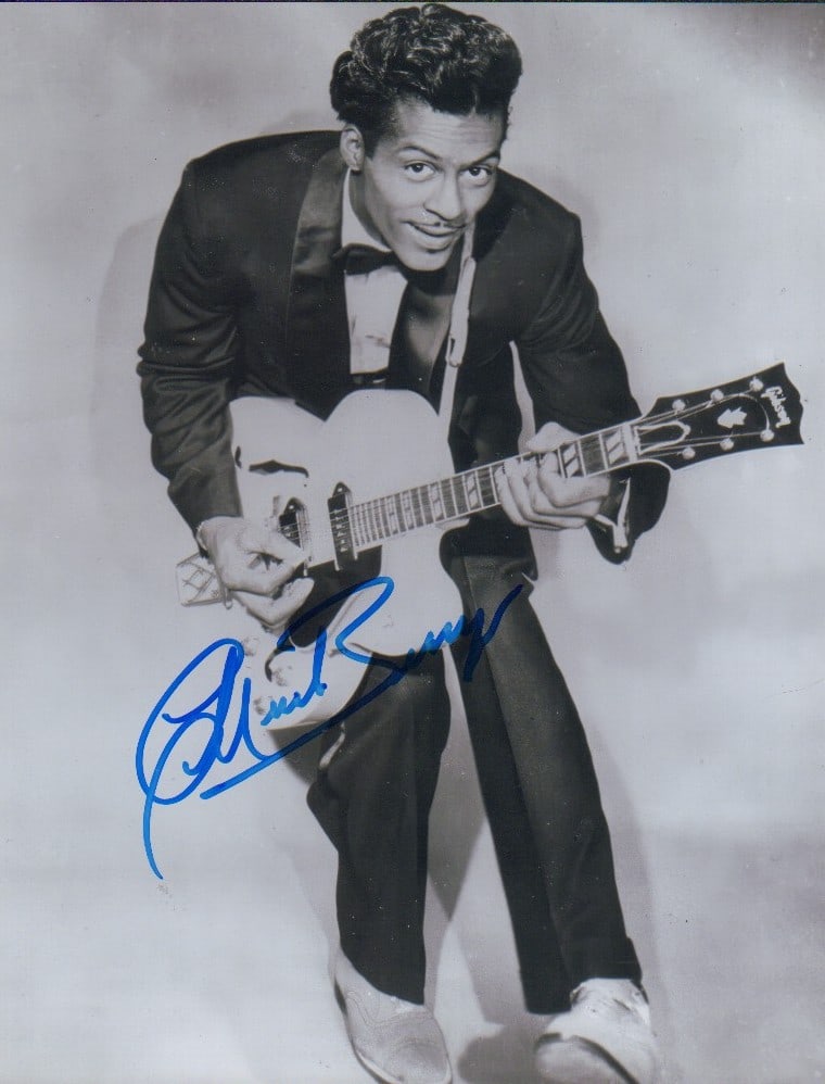 Chuck Berry signed photograph (1 of 1)