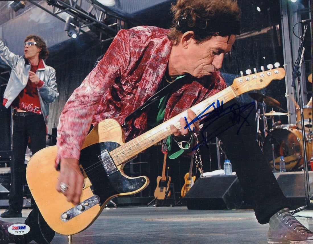 Keith Richards signed 11x14 photograph (1 of 1)