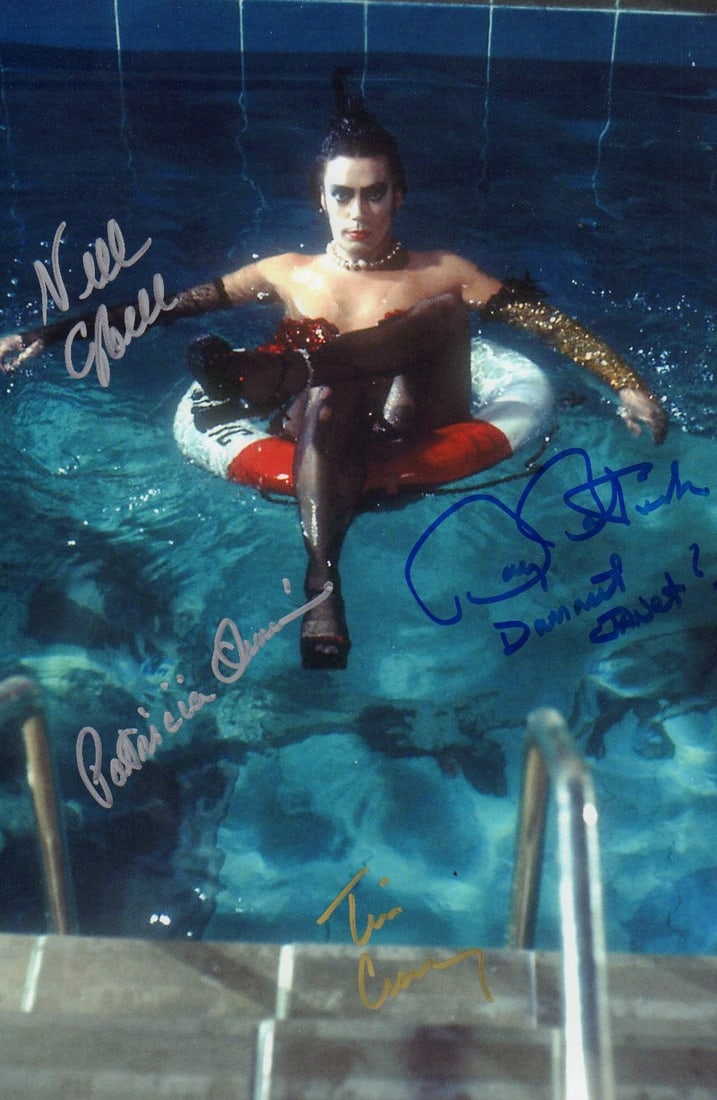 Rocky Horror Picture Show cast sigjned photograph (1 of 1)