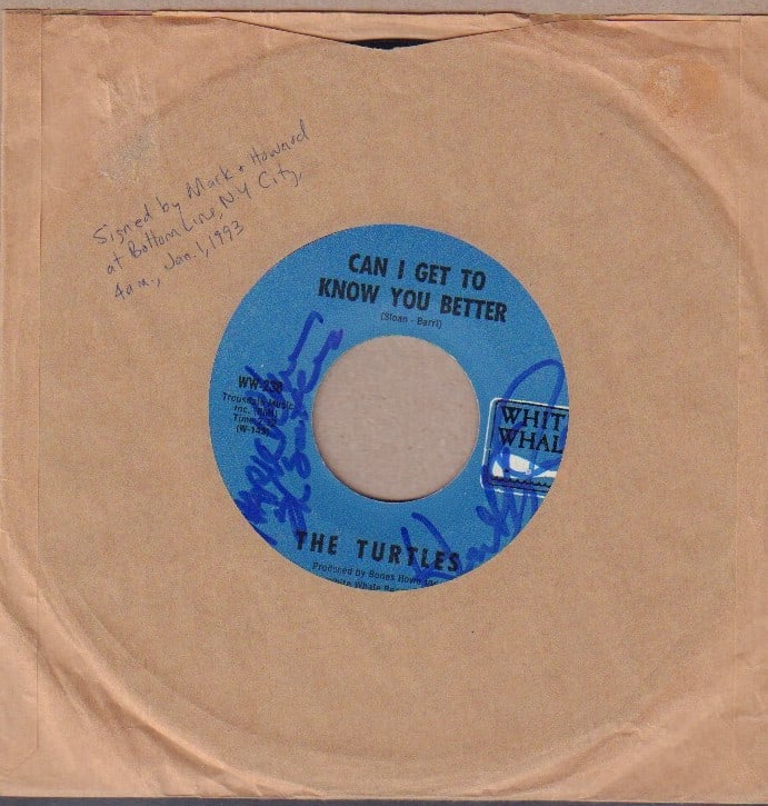 The Turtles signed 45rpm record (1 of 1)