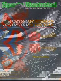 Wayne Gretzky signed Sports Illustrated magazine