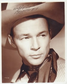 Roy Rogers signed photograph