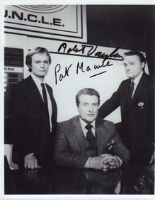 Man from UNCLE cast signed photograph