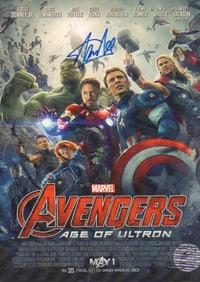 Stan Lee Avengers signed photograph