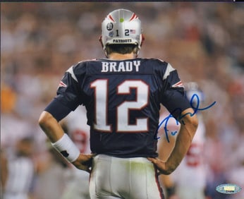Tom Brady signed photograph