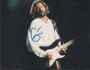 Eric Clapton signed photograph
