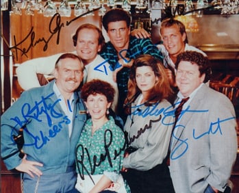 CHEERS cast signed photograph