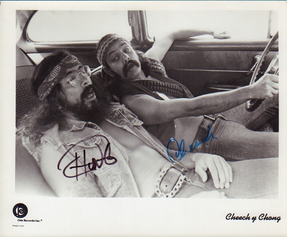 Cheech n Chong signed photograph (1 of 1)
