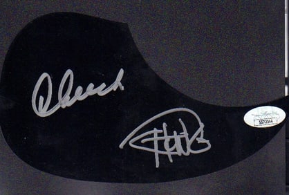 Cheech N Chong Guitar pickguard signed