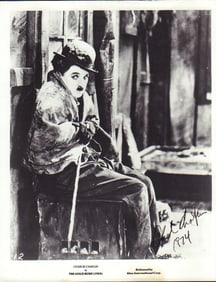 Charlie Chaplin signed photograph