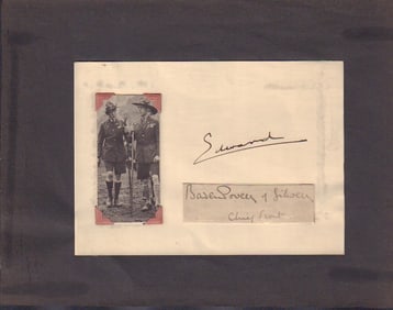 King Edward and Baden Powell signatures