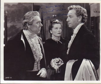 Katharine Hepburn signed photograph
