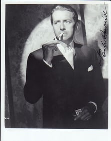 Paul Henreid signed photograph