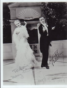 Fred and Ginger signed photograph