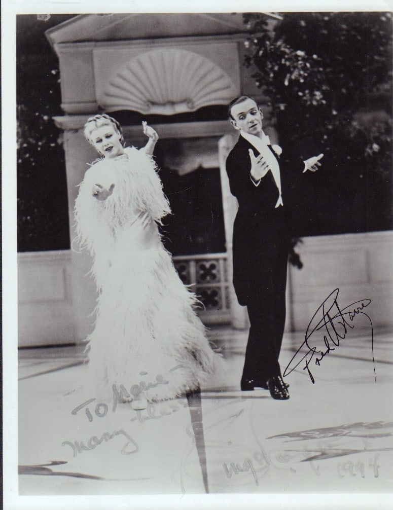 Fred and Ginger signed photograph (1 of 1)