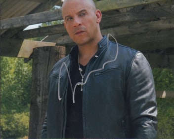Vin Diesel signed photograph