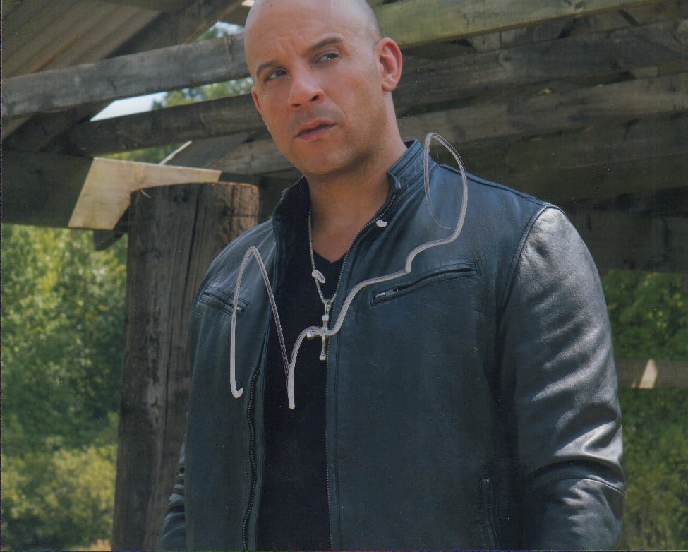 Vin Diesel signed photograph (1 of 1)