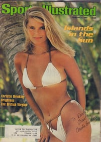 Christie Brinkley signed Sports Illustrated