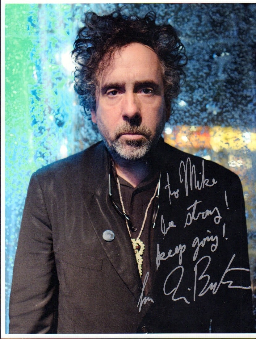 Tim Burton rare signed photograph (1 of 1)