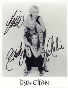 Dixie Chicks signed photograph