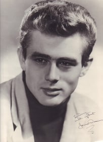 James Dean spectacular large signed photograph