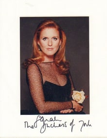 Sarah Duchess of York signed photograph