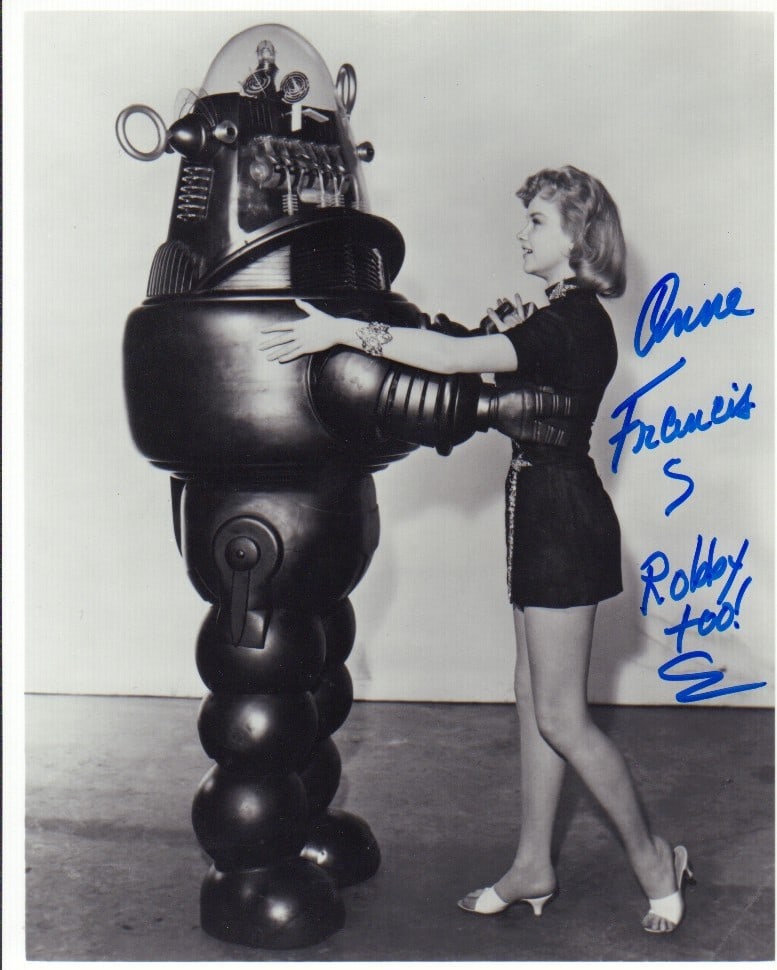 Anne Francis signed photograph (1 of 1)