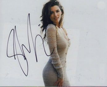 Shania Twain signed photograph