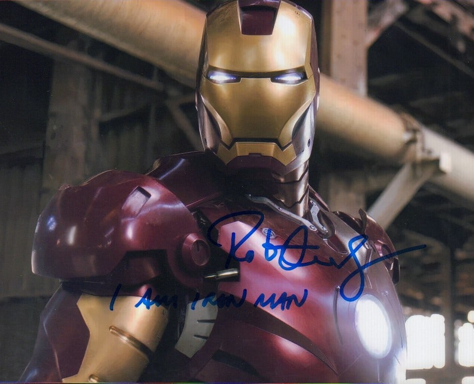 Robert Downey Jr signed photograph (1 of 1)