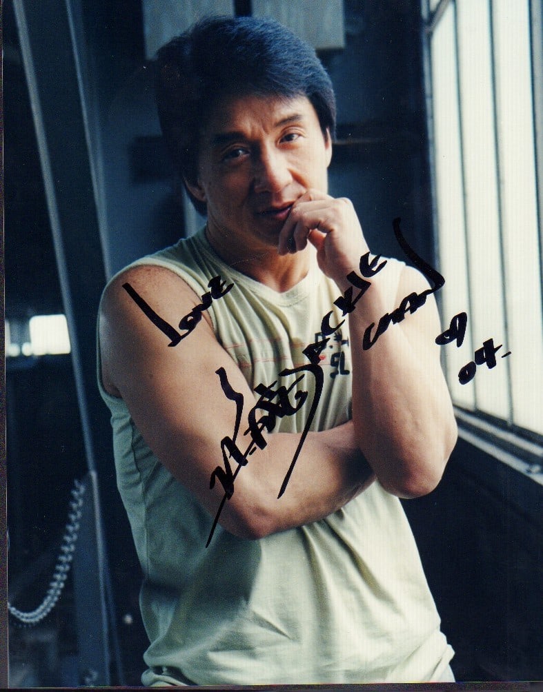 Jackie Chan signed photograph (1 of 1)