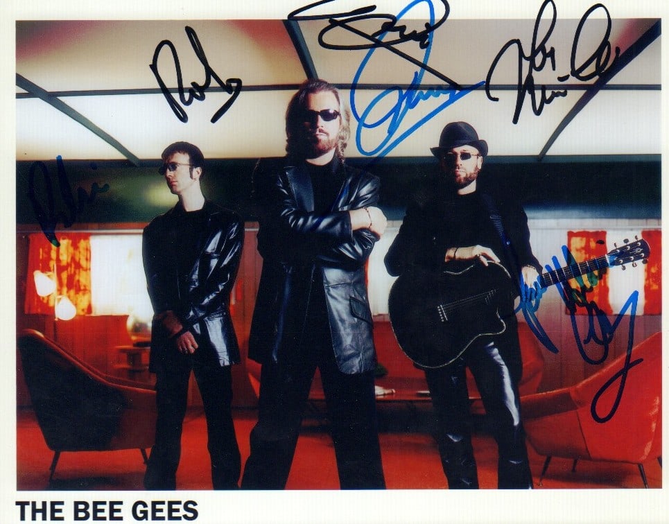 Bee Gees signed photograph (1 of 1)