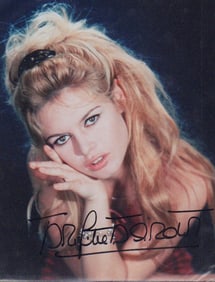 Bridget Bardot signed photograph