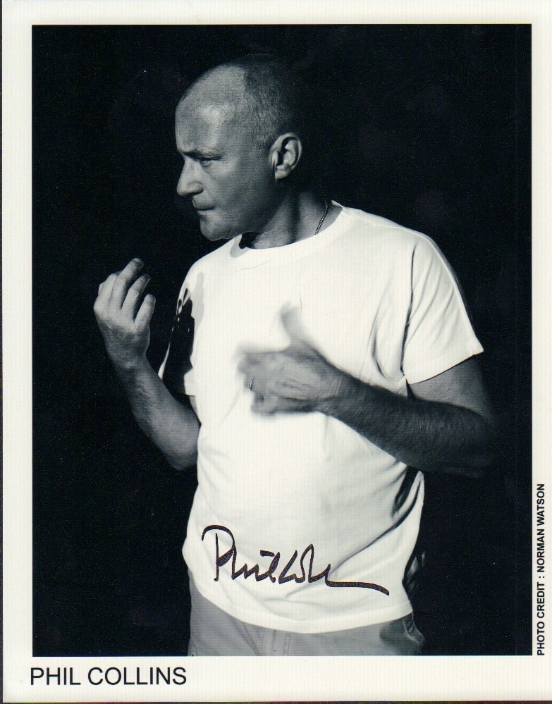 Phil Collins signed photograph (1 of 1)
