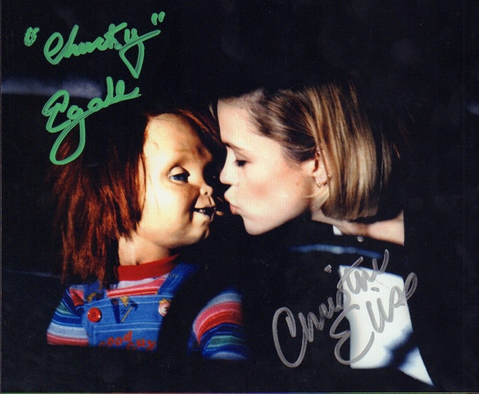 Chucky signed photograph (1 of 1)