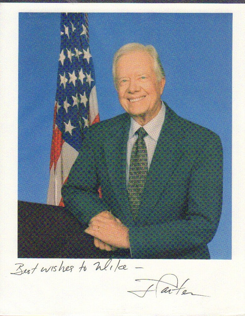 Jimmy Carter signed photograph (1 of 1)