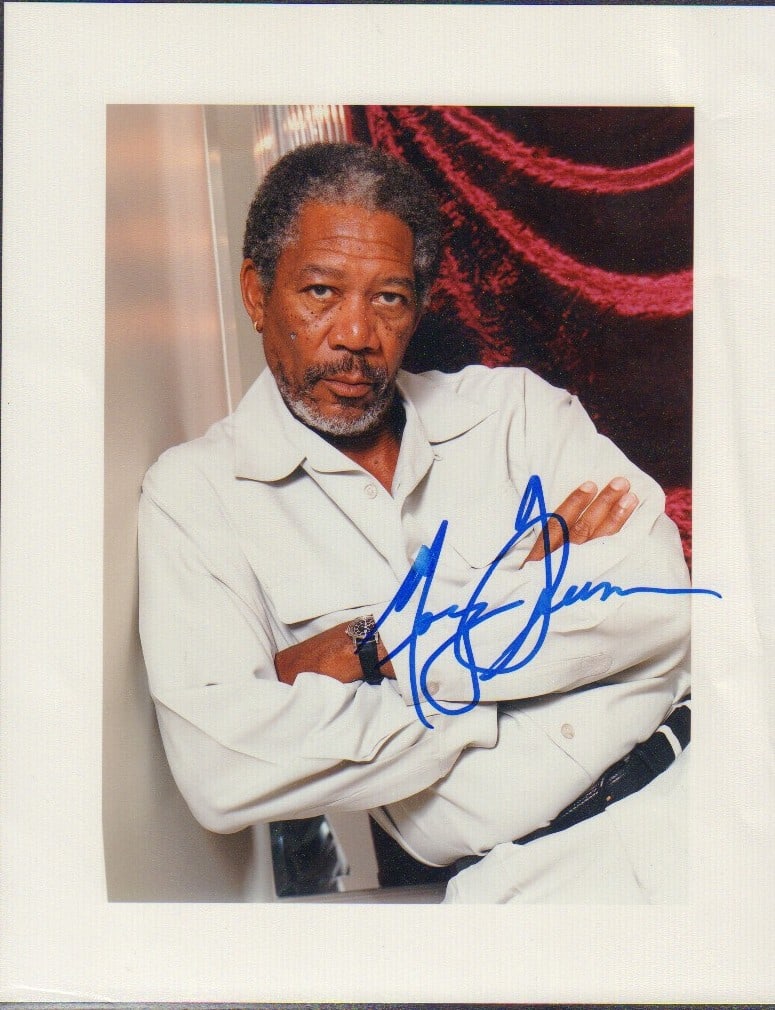 Morgan Freeman signed photograph (1 of 1)