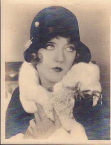 Marion Davies signed photograph